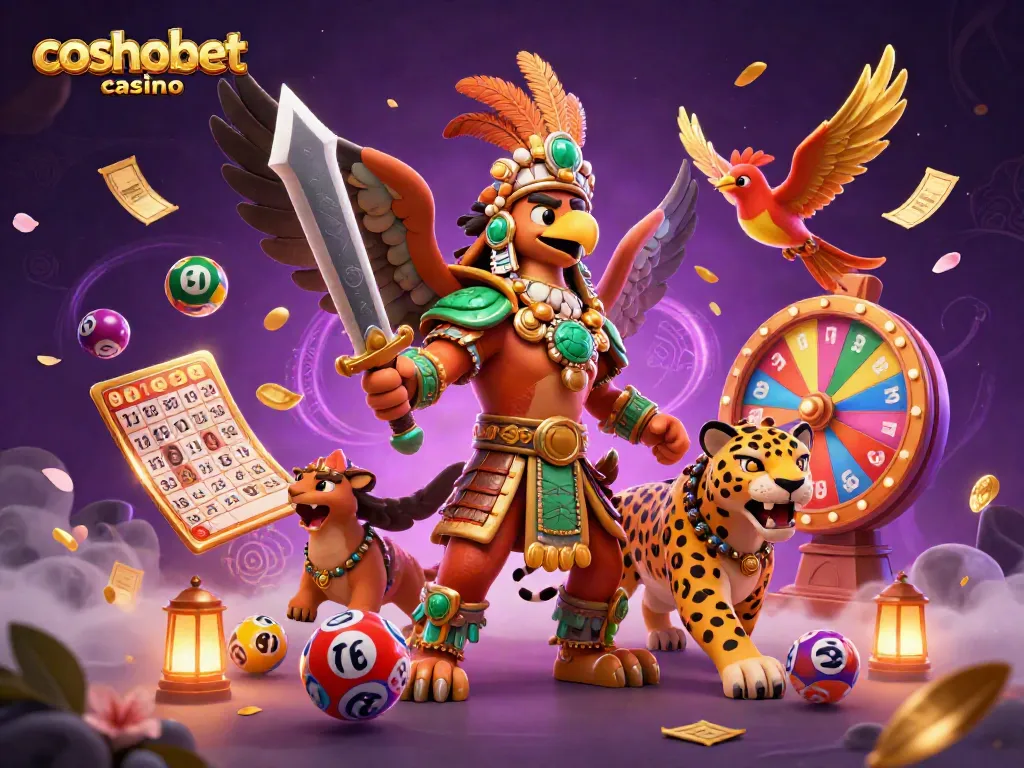 Play exhilarating games at cosmobet casino with vibrant prizes and engaging characters in action.