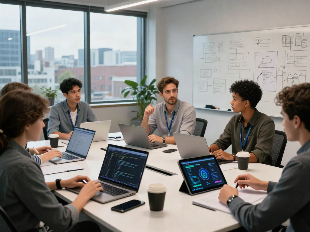 Collaboration on 18+ ai projects in a modern workspace