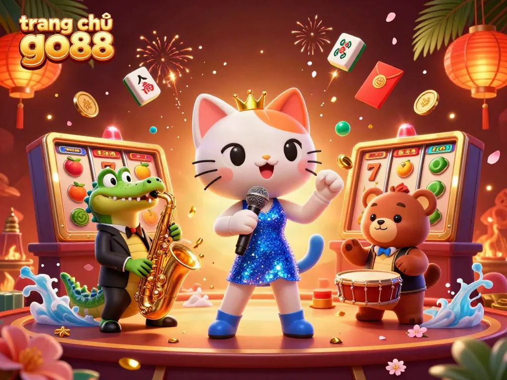 Engage in thrilling gaming at trang chủ go88 with vibrant characters and dynamic gambling elements.