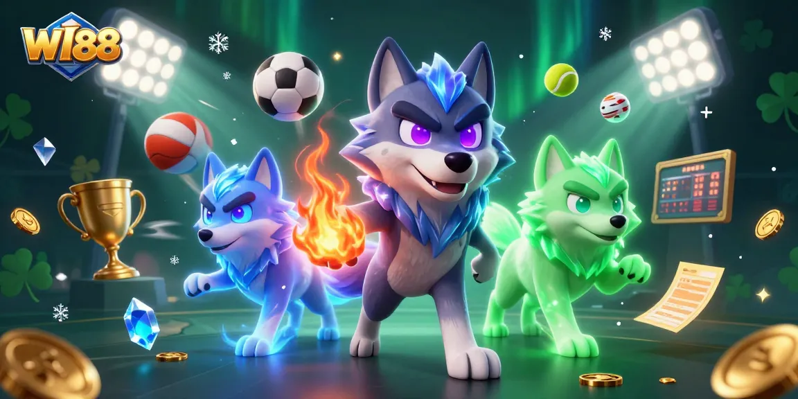 Experience thrilling gameplay at WI88 with our dynamic sports betting scene featuring vibrant characters and action