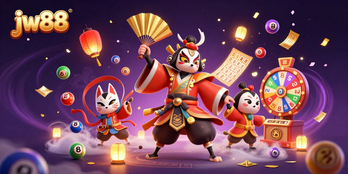 Experience the vibrant world of jw88 with colorful lottery elements and dynamic gaming action.