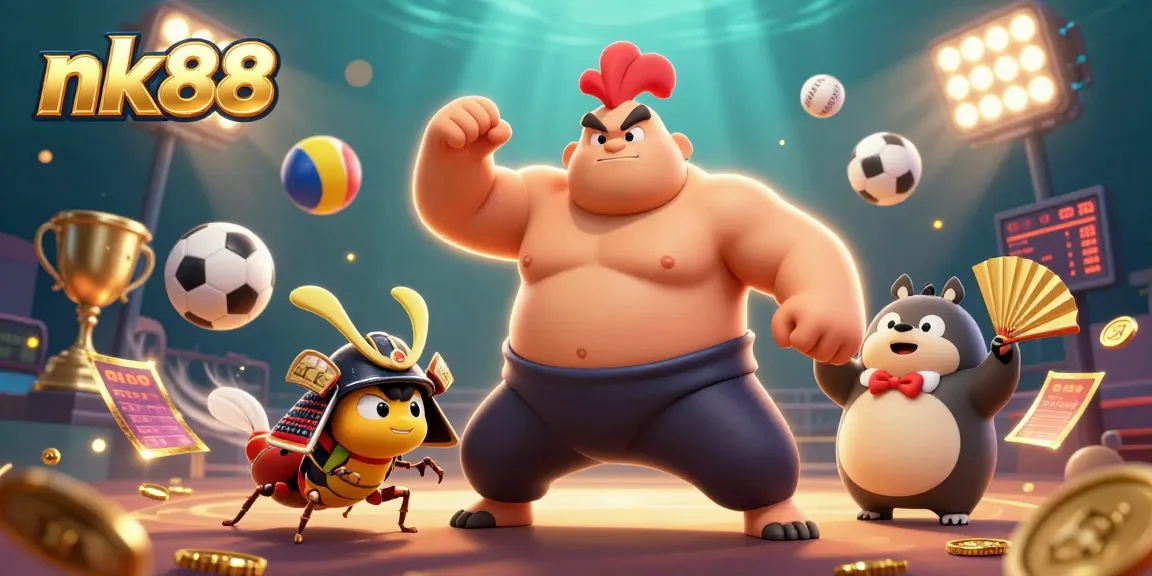 Experience the vibrant energy of nk88 with powerful characters in a dynamic casino atmosphere.